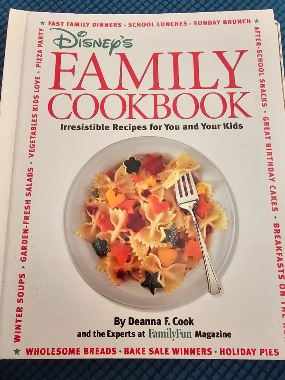 Vintage Disney Family Cookbook FamilyFun Kid Friendly Recipes